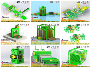 Линия по производству фанеры, оснащенная двухсторонним шлифовальным станком с фиксацией толщины